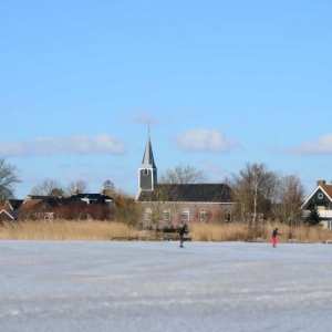 Kerk vanaf it Piel